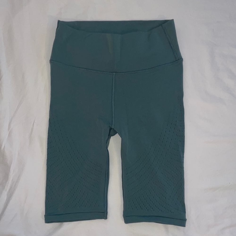 Lululemon 8” laser cut biker shorts